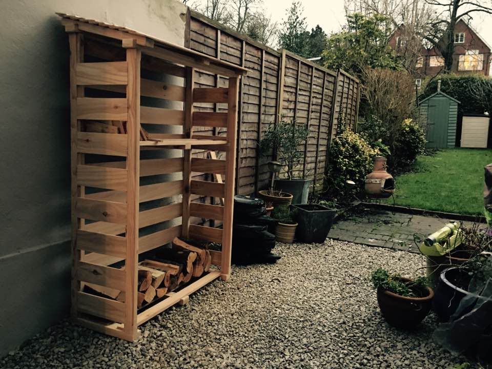 Log store for the cosy.