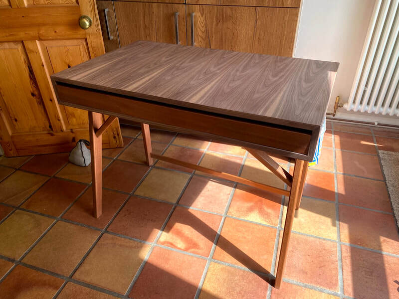 Mid-century desk for someone who 'just wanted a desk'.